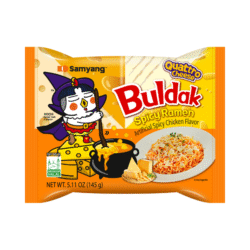 Buldak Quattro Cheese — сырный рамен Бульдак «Четыре сыра» 145г/пачка