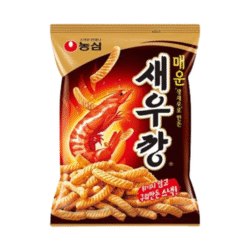 Острые чипсы со вкусом креветок Nongshim Shrimp Crackers 90г