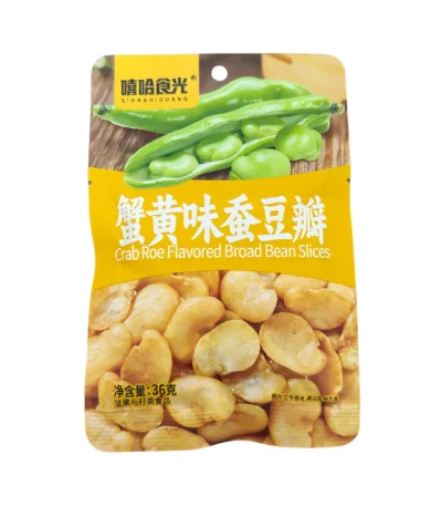 Жареные бобы со вкусом крабовой икры 36г