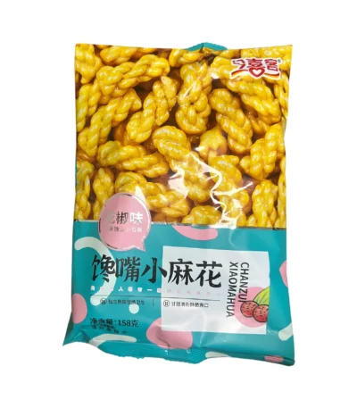 Хрустящие завитушки Chanzuixiaomahua со вкусом сычуаньского перца, 158г