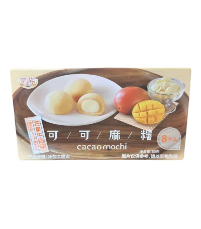 Моти со вкусом манго и начинкой из молочного белого шоколада "Royal Family Cacao Mochi" 80г