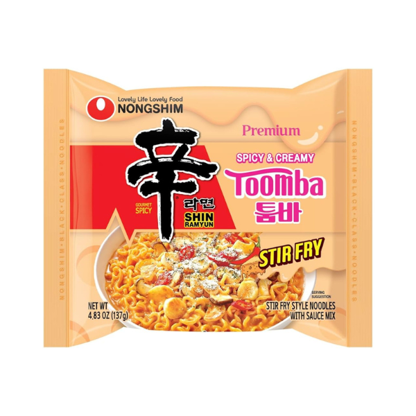 Шин Рамен Toomba острый-сливочный Nongshim 137г