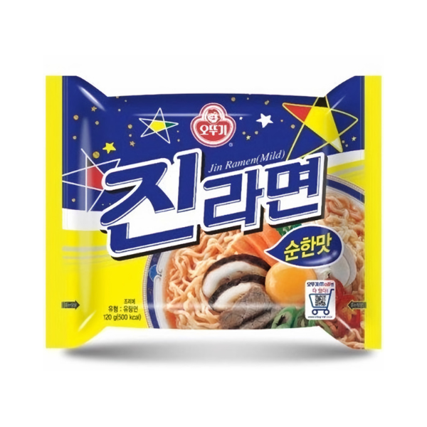 Джин рамен неострый Jin Ramen Mild Ottogi 120г
