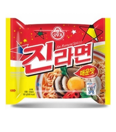 Джин рамен острый Jin Ramen Spicy Ottogi 120г