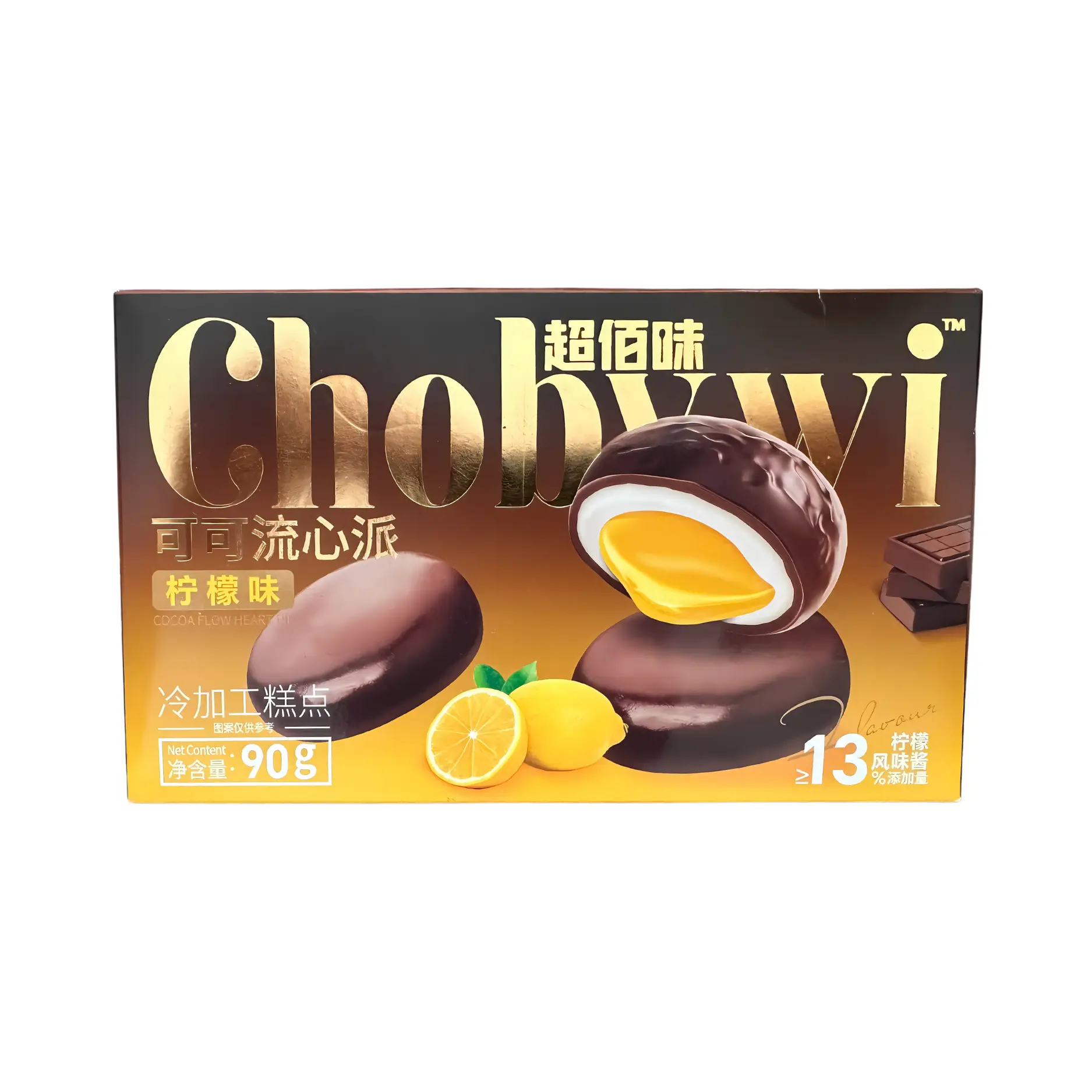 Моти с лимонной начинкой в шоколаде "Chobyiyi" 90г