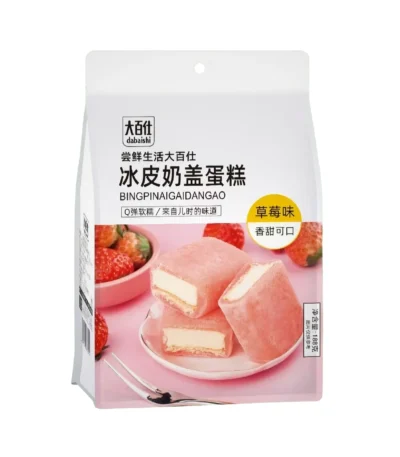 Моти-кекс со вкусом клубники Dabaishi Bingpinaigai Dangao 188г
