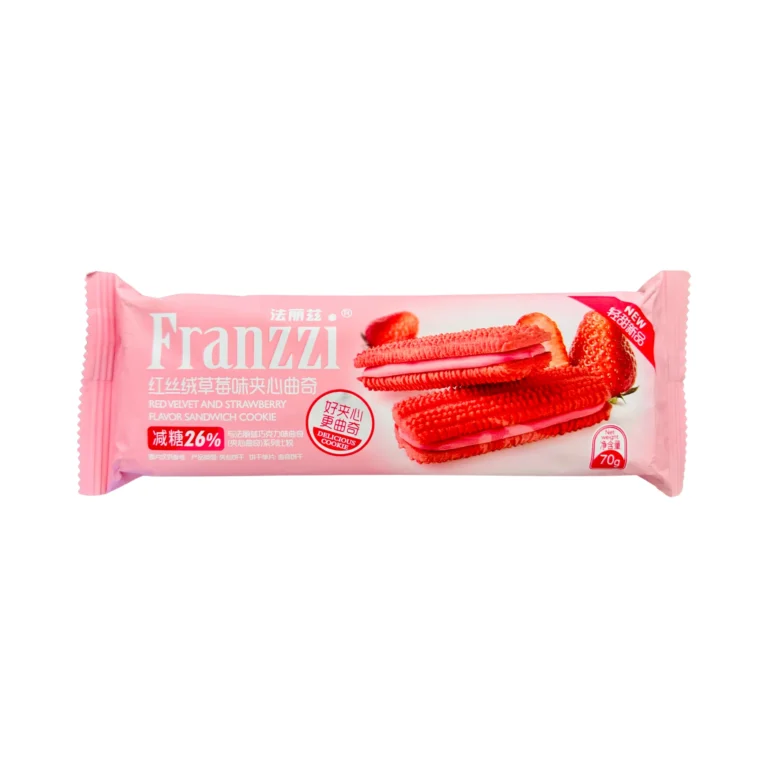 Печенье Franzzi красный бархат-клубничное 70г