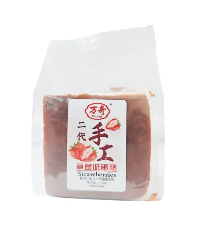 Бисквит со вкусом клубники классическое китайское пирожное 120г