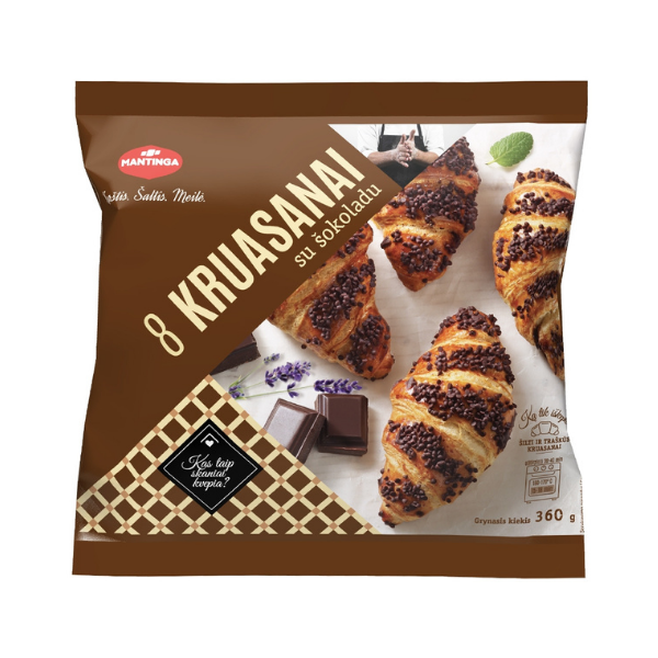 Круассан с шоколадом Mantinga 8 шт 360г