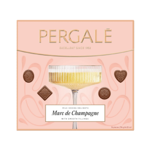Набор шоколадных конфет Pergale Marc De Champagne 114г