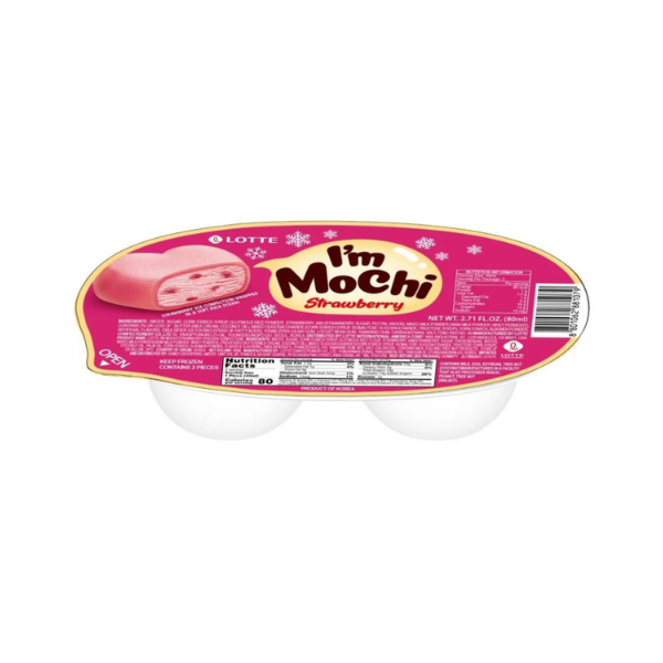 Мороженое моти клубника Lotte I'm Mochi 65г