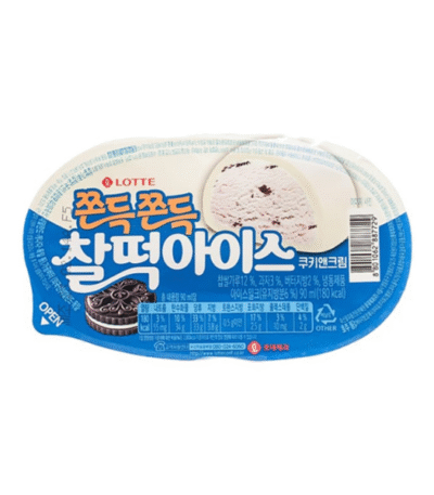 Мороженое моти ракушка с вкусом Oreo Lotte I'm Mochi 65г