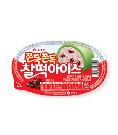 Мороженое моти со сладкой бобовой пастой Lotte I'm Mochi 100г