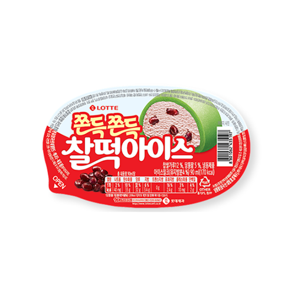 Мороженое моти со сладкой бобовой пастой Lotte I'm Mochi 100г