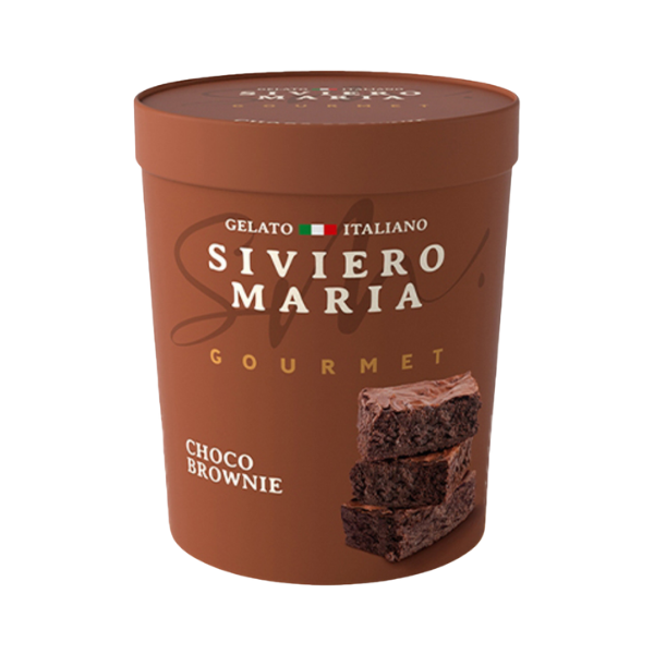 Мороженое Siviero Maria Gourmet Шоколадный Брауни 300г