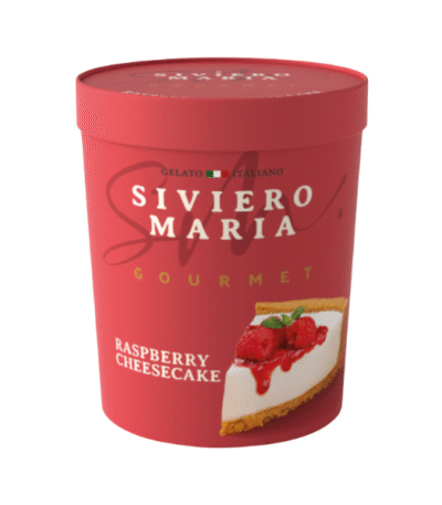 Мороженое Siviero Maria Gourmet чизкейк малиновый 300г