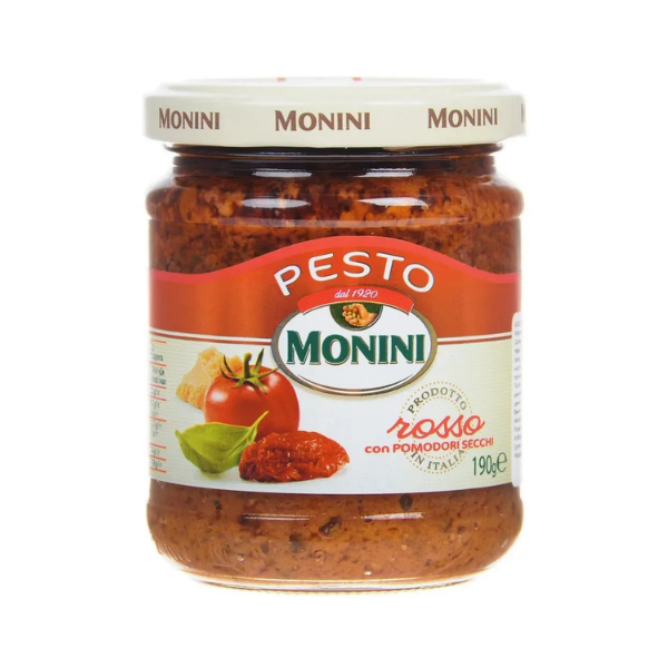 Соус песто с вялеными помидорами Monini Rosso 190г