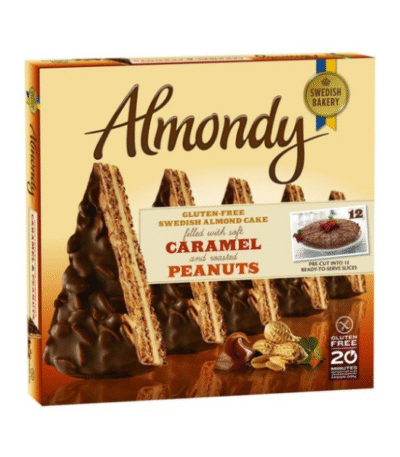Миндальный торт Almondy Snickers "Карамель и арахис" 1200г